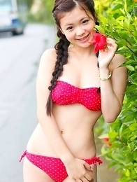 Kana Tsuruta shows fine behind in most provocative ways